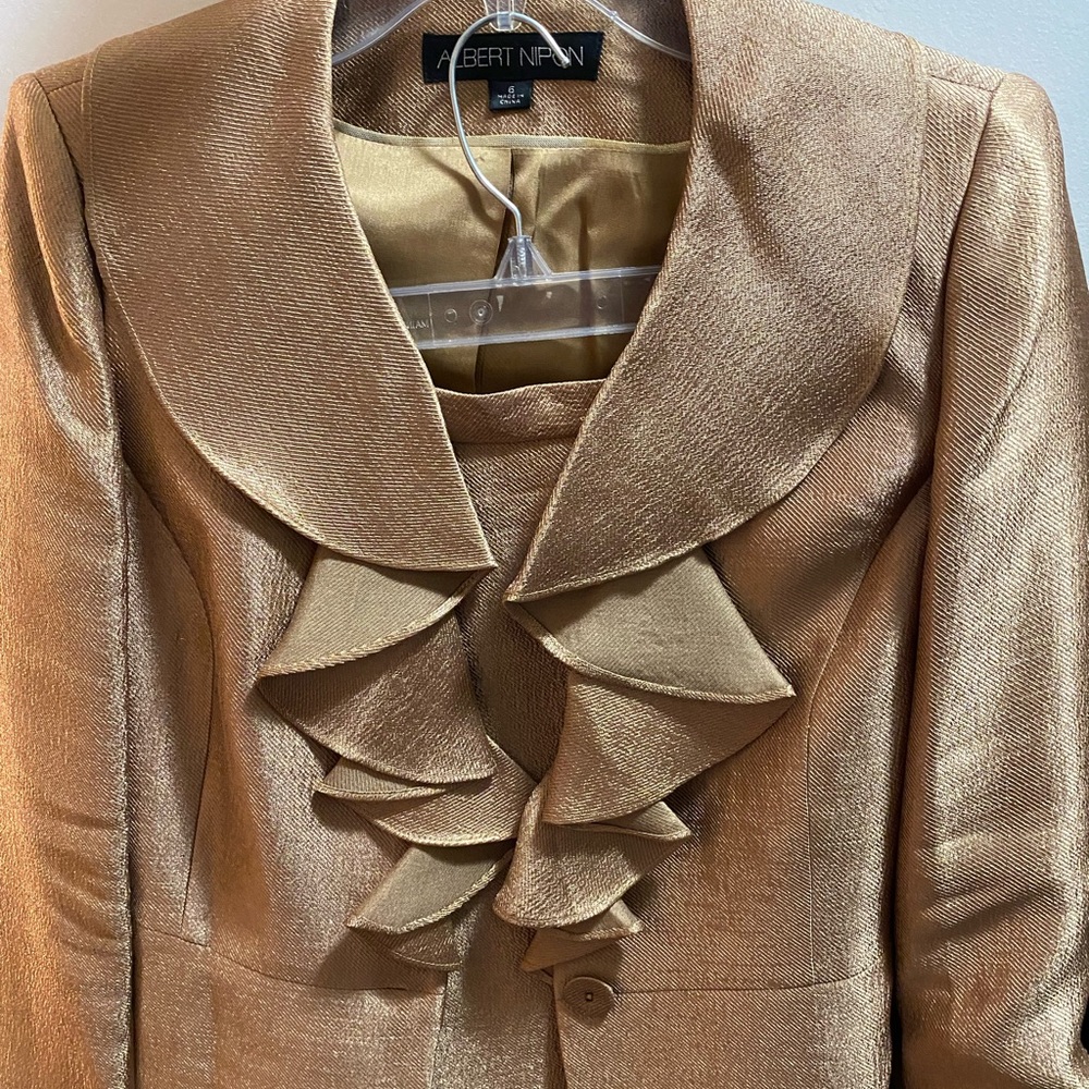 Gold Skirt Set